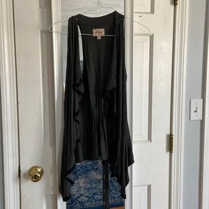 Heather gray light weight vest from Anthropology